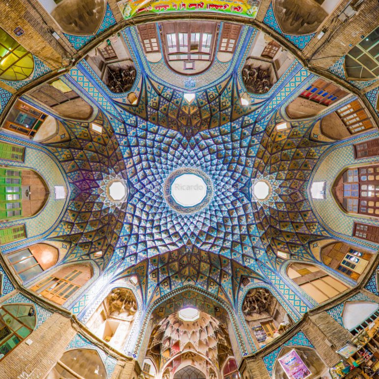 Bazaar Kashan Ornament Orient Iran
