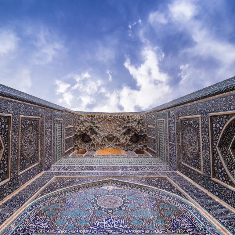 Jame Moschee Yazd Orient Eingang Islam Iran
