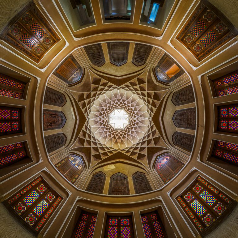Windturm Yazd Ornament Orient Iran